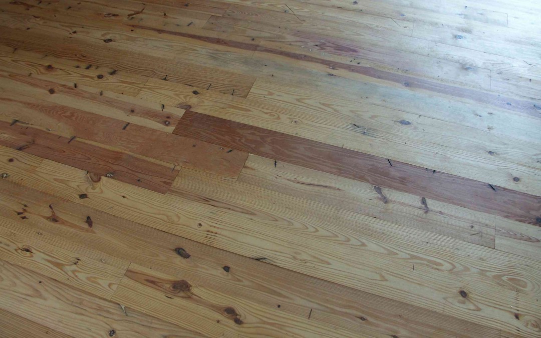 Pine Wood Floor Alternate Angle